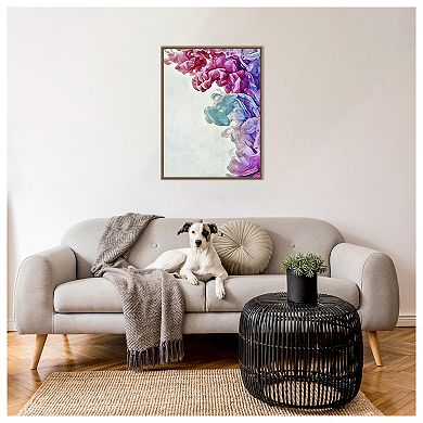 Cotton Candy Clouded Water I by Ashley Aldridge Framed Canvas Wall Art Print