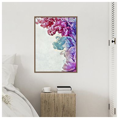 Cotton Candy Clouded Water I by Ashley Aldridge Framed Canvas Wall Art Print
