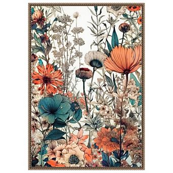 Meadow Flowers 9 by Justyna Jaszke Framed Canvas Wall Art Print