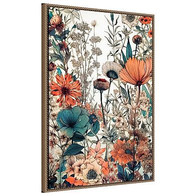 Meadow Flowers 9 by Justyna Jaszke Framed Canvas Wall Art Print