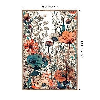 Meadow Flowers 9 by Justyna Jaszke Framed Canvas Wall Art Print
