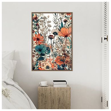 Meadow Flowers 9 by Justyna Jaszke Framed Canvas Wall Art Print