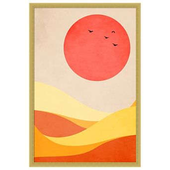 Sweet Harmony by Eins Kubistika Wood Framed Wall Art Print