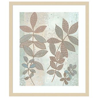 Leaf Cluster I by Tim Otoole Wood Framed Wall Art Print