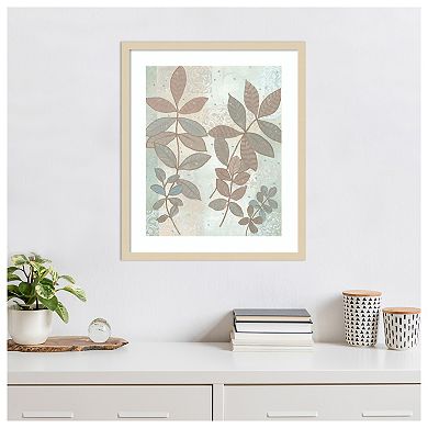 Leaf Cluster I by Tim Otoole Wood Framed Wall Art Print