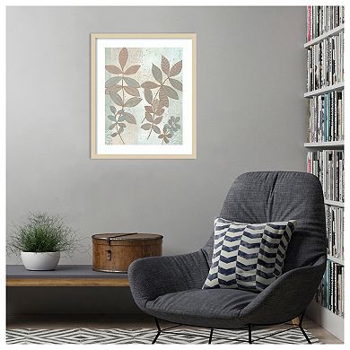 Leaf Cluster I by Tim Otoole Wood Framed Wall Art Print