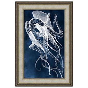 Octopus Sway II by Grace Popp Wood Framed Wall Art Print