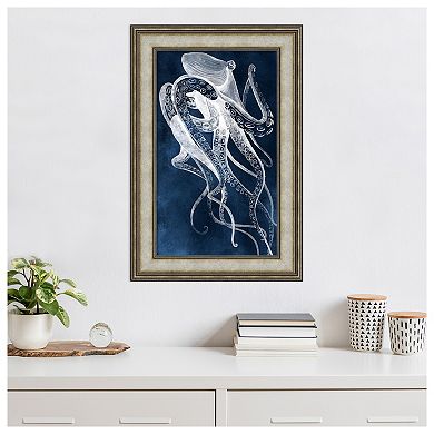 Octopus Sway II by Grace Popp Wood Framed Wall Art Print