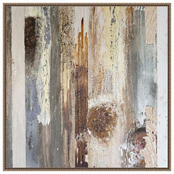 Textured Grain V by Erin McGee Ferrell Framed Canvas Wall Art Print