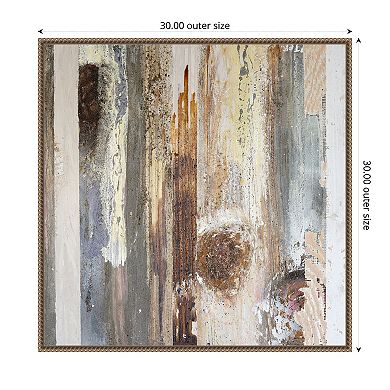 Textured Grain V by Erin McGee Ferrell Framed Canvas Wall Art Print