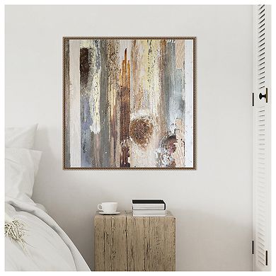 Textured Grain V by Erin McGee Ferrell Framed Canvas Wall Art Print