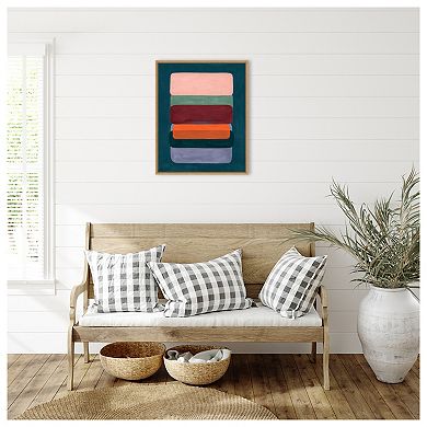 Layered Cake II by Grace Popp Framed Canvas Wall Art Print