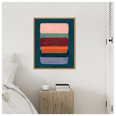 Layered Cake II by Grace Popp Framed Canvas Wall Art Print