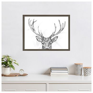 Well Hello Dear I by Ethan Harper Wood Framed Wall Art Print