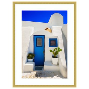 Mediterranean Colors by Eugenio Pastor Benjumeda Wood Framed Wall Art Print