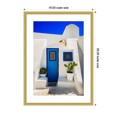 Mediterranean Colors by Eugenio Pastor Benjumeda Wood Framed Wall Art Print
