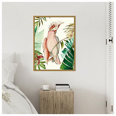 Tropical Bird I by Aimee Wilson Framed Canvas Wall Art Print