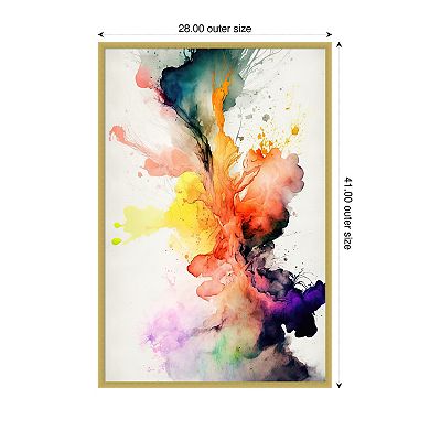 Mesmerizing Abstraction by Mauro Wood Framed Wall Art Print