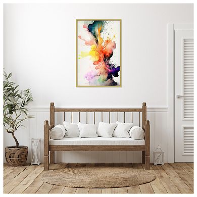 Mesmerizing Abstraction by Mauro Wood Framed Wall Art Print
