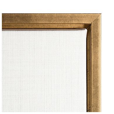 Geometric landscape by Vitor Costa Framed Canvas Wall Art Print