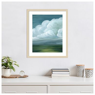 Coming Rainstorm II by Grace Popp Wood Framed Wall Art Print