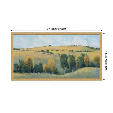 Valley Field I by Tim Otoole Framed Canvas Wall Art Print