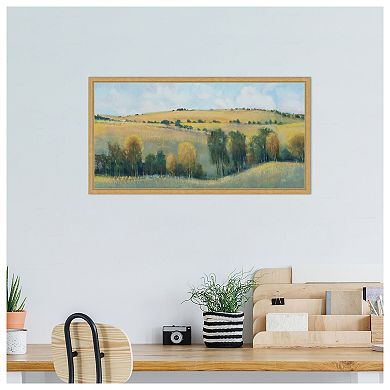 Valley Field I by Tim Otoole Framed Canvas Wall Art Print