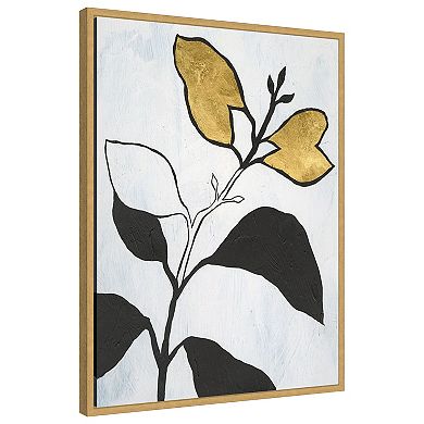 Beige Annuals I by Vanna Lam Framed Canvas Wall Art Print