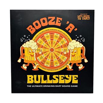 Island Dogs Booze-A-Bullseye Drinking Dart Board Game