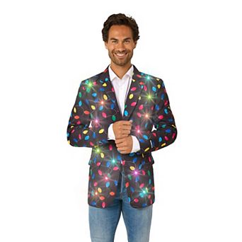 Men's OppoSuits X-Mas Lights Light Up Blazer