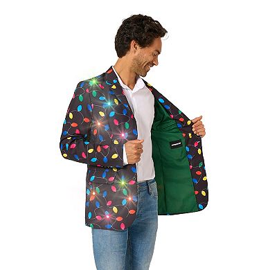 Men's OppoSuits X-Mas Lights Light Up Blazer