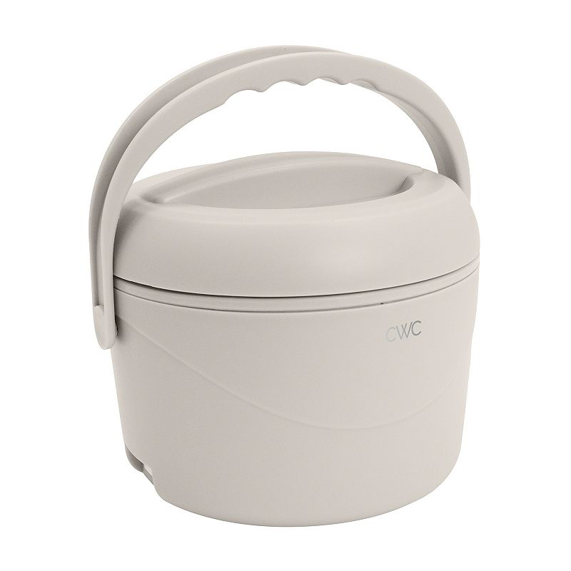 Cook With Color Portable Food Warmer Lunch Box, Ivory