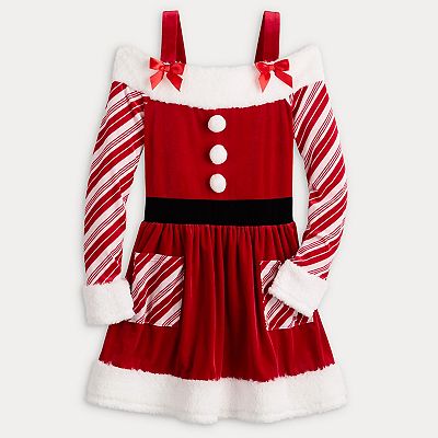 women's born famous off-the-shoulder velvet holiday dress Lola + The Boys Velvet Bow Princess Dress, 8 main image 1