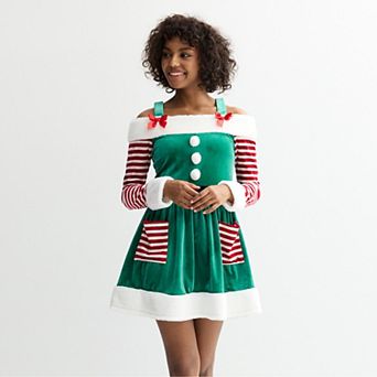 Women's Born Famous Off-the-Shoulder Velvet Holiday Dress