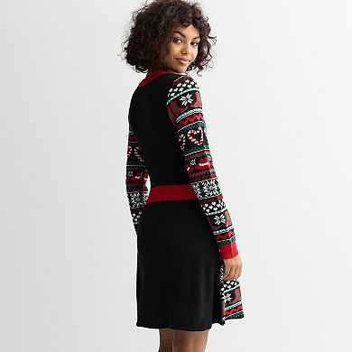 Women's Born Famous Holiday Sweater Dress