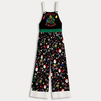 Women's Born Famous Velvet Holiday Jumpsuit