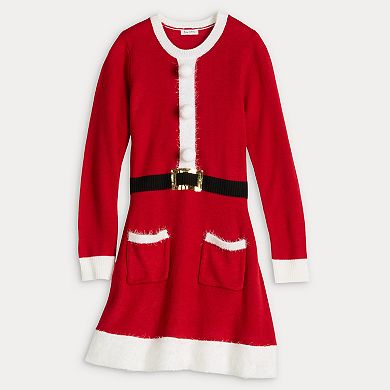 Women's Born Famous Long Sleeve Holiday Sweater Dress