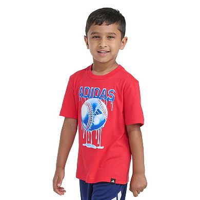 Boys 4-7 adidas Baseball Drip Graphic Tee