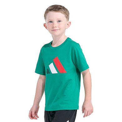 Boys 4-7 adidas Short Sleeve Nations 3-Bar Logo Graphic Tee