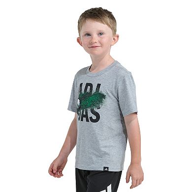 Boys 4-7 adidas Soccer Motion Heather Graphic Tee