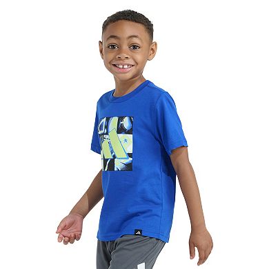 Boys 4-7 adidas Short Sleeve Sport X-Ray Logo Graphic Tee