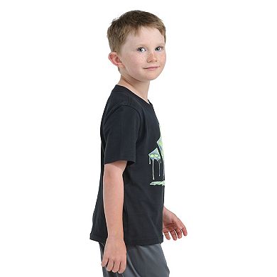 Boys 4-7 adidas Short Sleeve Chrome Dip Logo Graphic Tee
