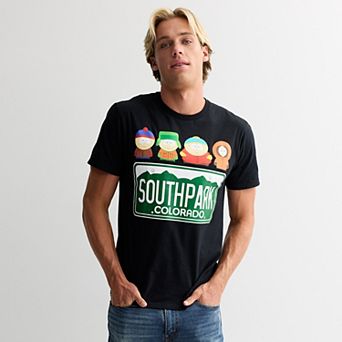 Men's South Park Characters & License Plate Graphic Tee