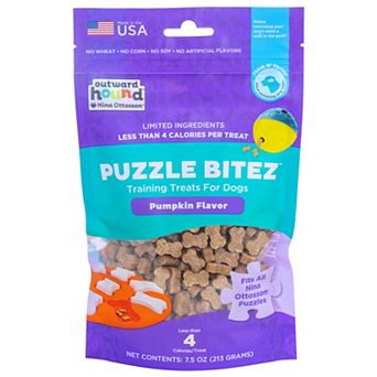 Outward Hound Puzzle Bitez Pumpkin Flavor Training Treats
