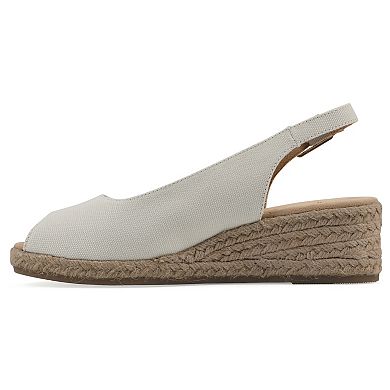 White Mountain Maize Women's Wedge Espadrille Sandals