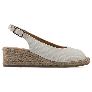 White Mountain Maize Women's Wedge Espadrille Sandals