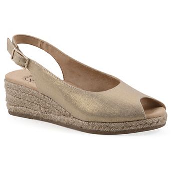 White Mountain Maize Women's Wedge Espadrille Sandals