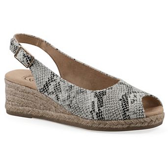 White Mountain Maize Women's Wedge Espadrille Sandals