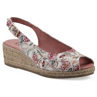 White Mountain Maize Women's Wedge Espadrille Sandals
