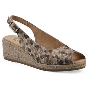 White Mountain Maize Women's Wedge Espadrille Sandals